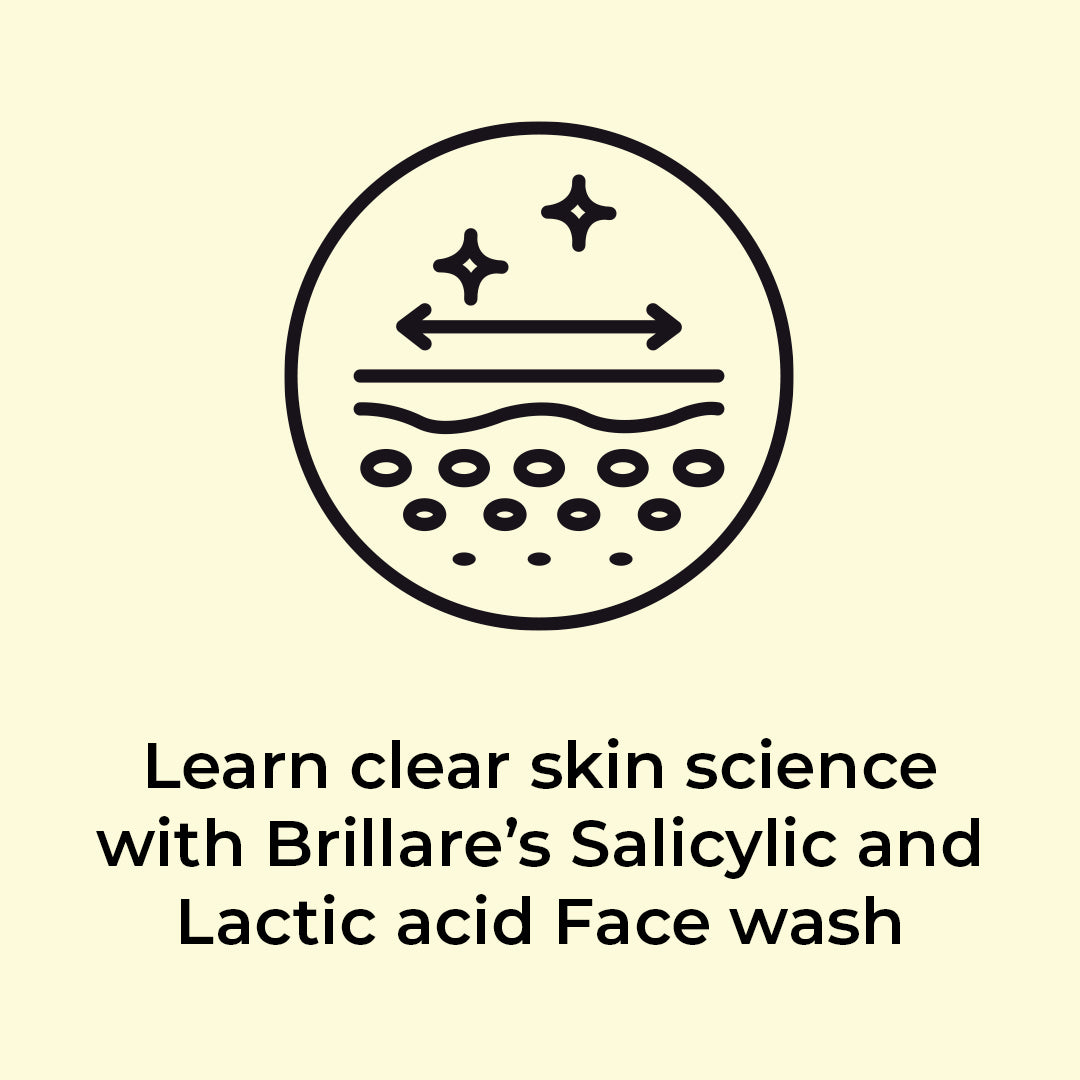 Clear Skin Science: Brillare’s Natural Face Wash with Salicylic and Lactic Acids