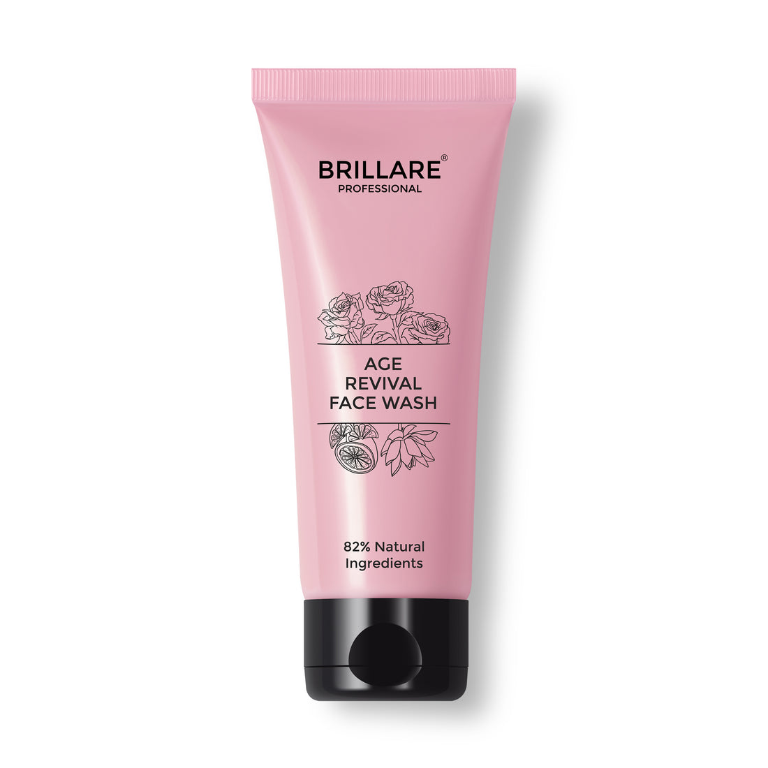 Front view of Brillare Professional Age Revival Face Wash.