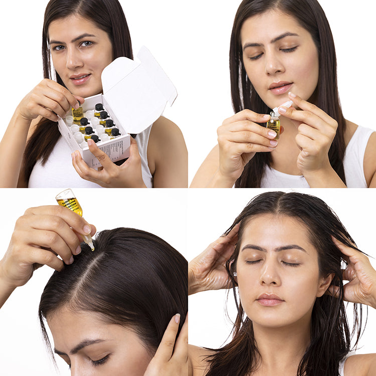 how to use steps of Brillare Argan &amp; Phytolipid Oil shots.