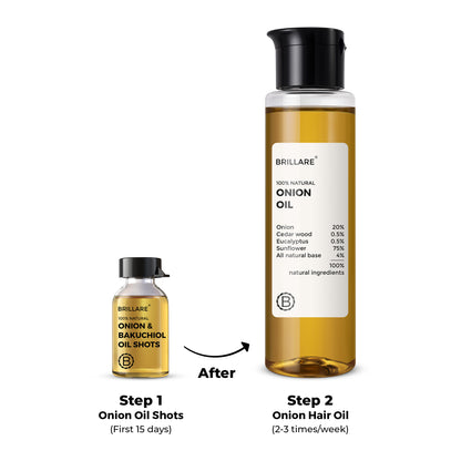 Brillare Onion Oil can be used after Brillare Onion &amp; Bakuchiol Oil Shots. 