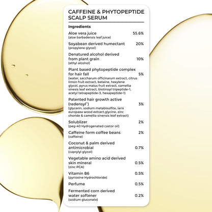 complete ingredient list of Brillare Caffeine &amp; Phytopeptide Scalp Serum