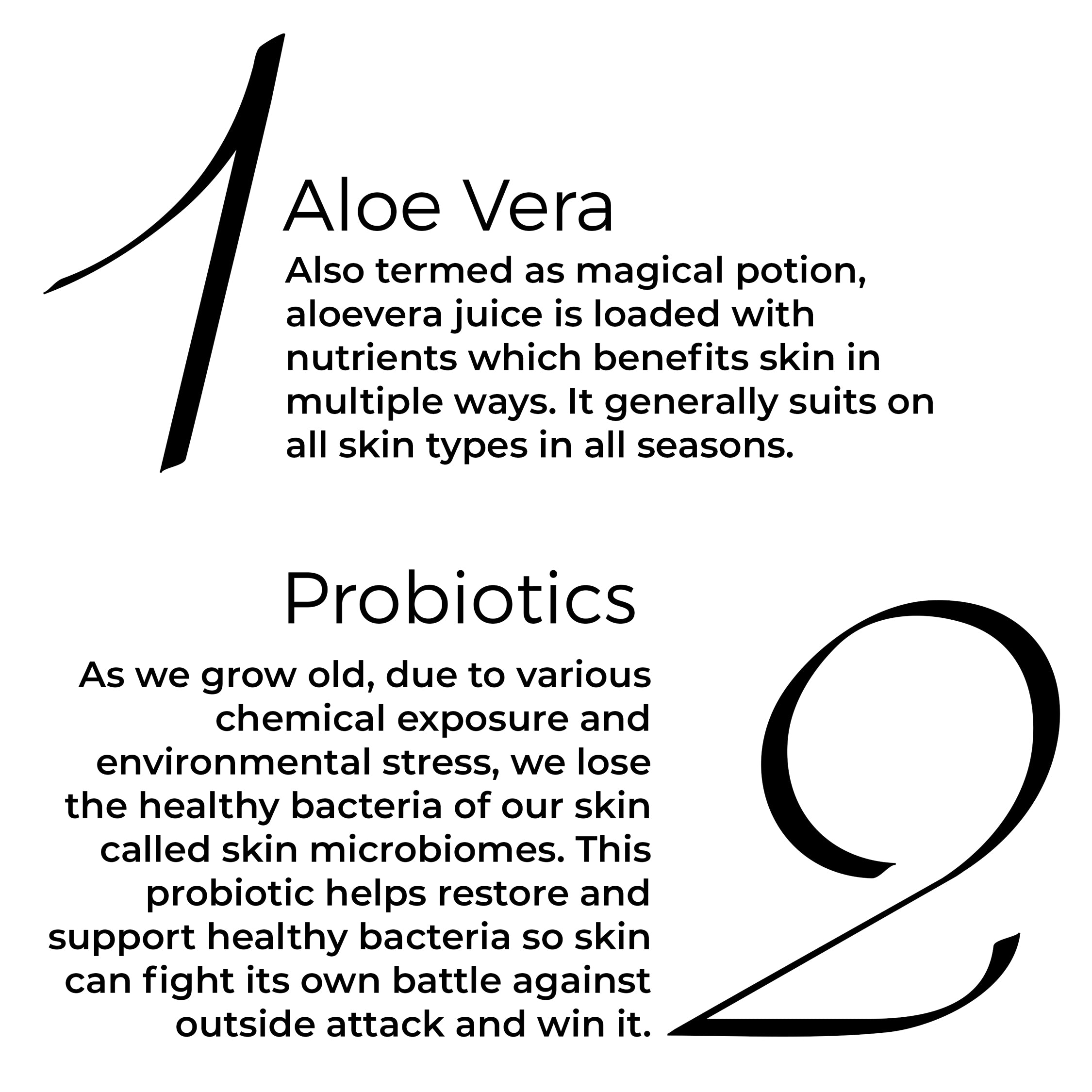 key actives of Brillare Hyaluronic Acid Face Serum mentioned in the text include: Aloe vera &amp; Probiotics. 