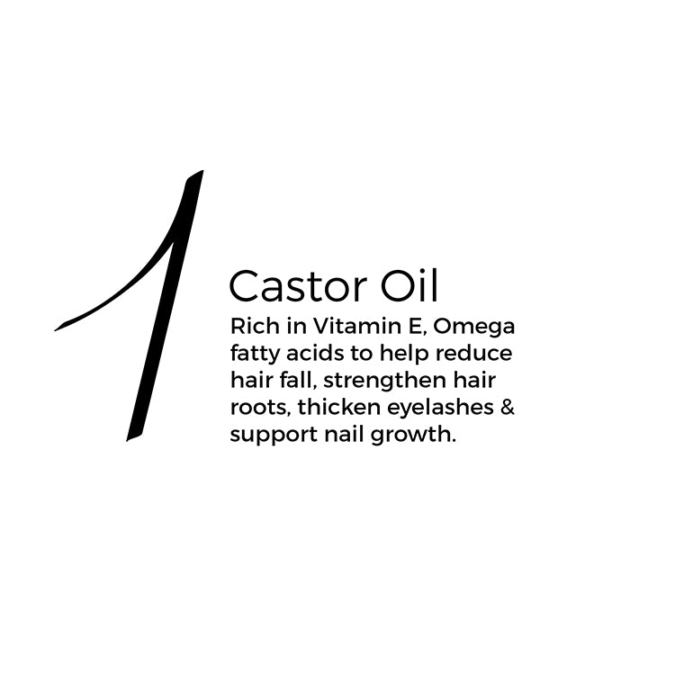 Key actives of Brillare Pure Castor Oil mentioned in text include: Castor Oil.