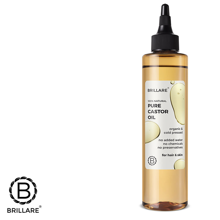 Brillare Pure Castor Oil with Brillare logo.