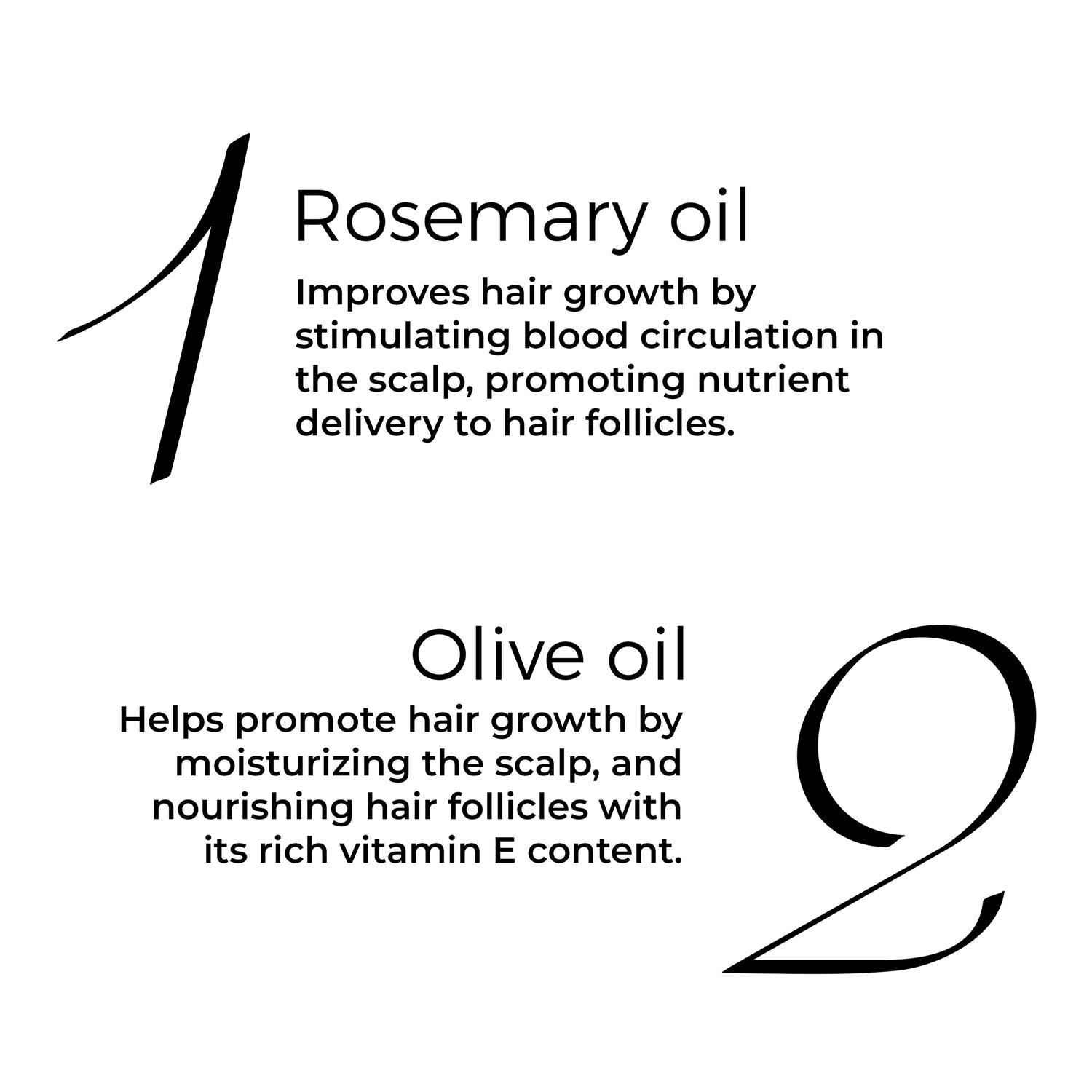 Key actives of Brillare Rosemary Oil mentioned in text include: Rosemary Oil and Olive Oil.