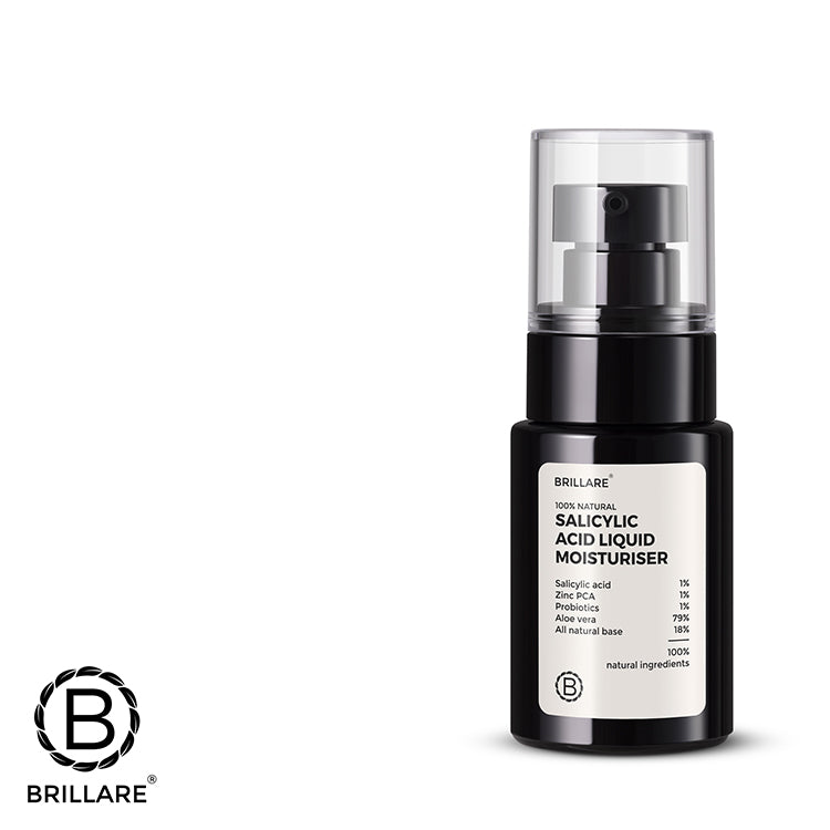 Salicylic Acid Liquid Moisturiser  with Brillare Logo