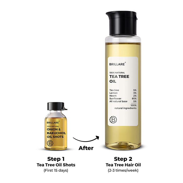 Brillare Tea Tree Hair Oil can be used after Brillare Tea Tree &amp; Salicylic Oil Shots.