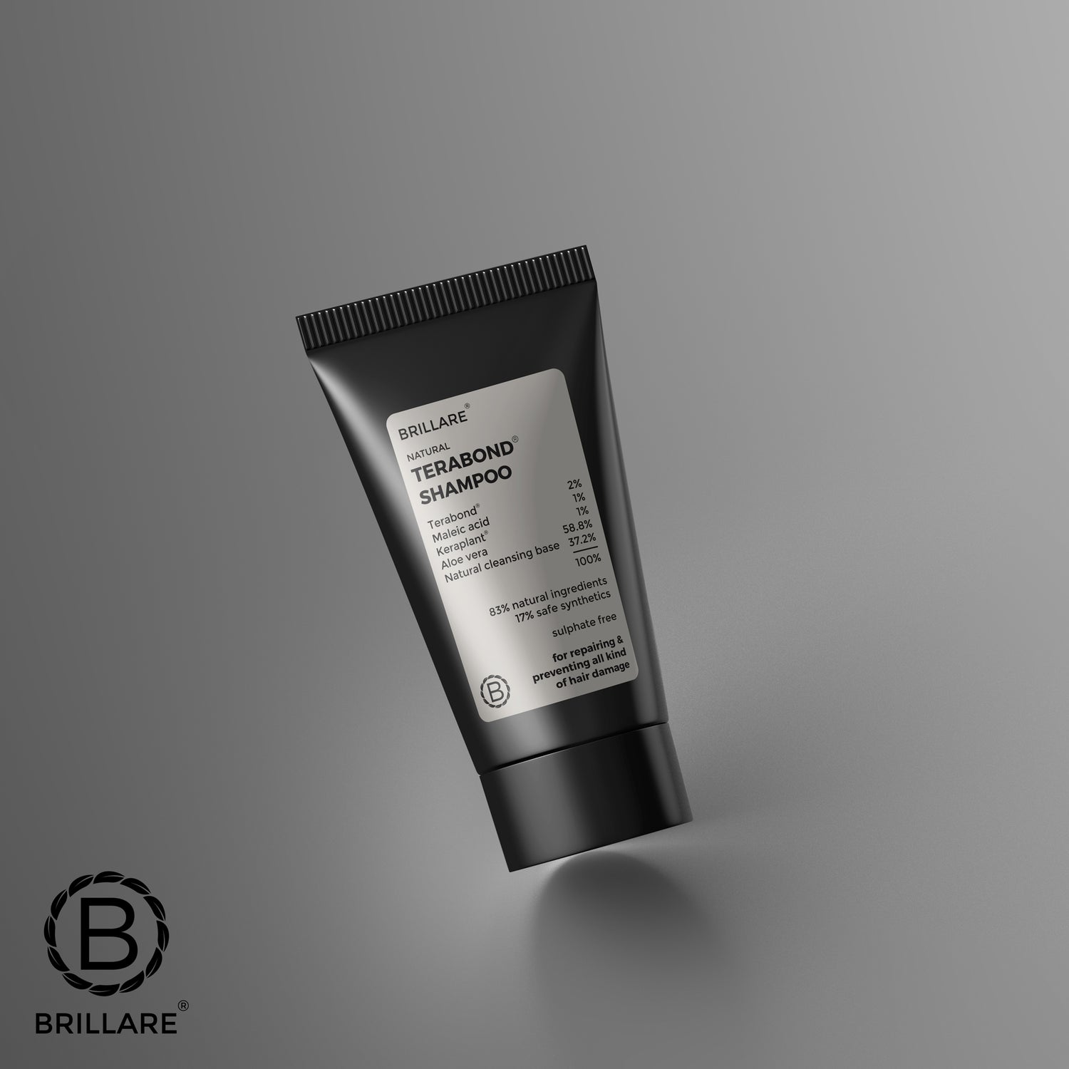 Brillare Mini Terabond Shampoo with the brillare logo.