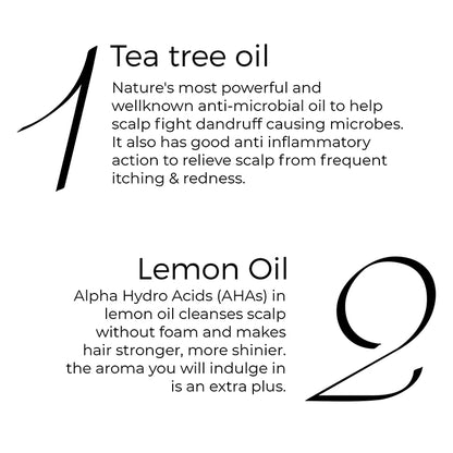 key actives of Tea Tree Oil in text include: Tea Tree Oil &amp; Lemon Oil