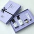 Brillare Lavender Love Gift Box with Lavender & Coconut Body Wash, Body Lotion, Coconut Lip Balm and Hand Creme.