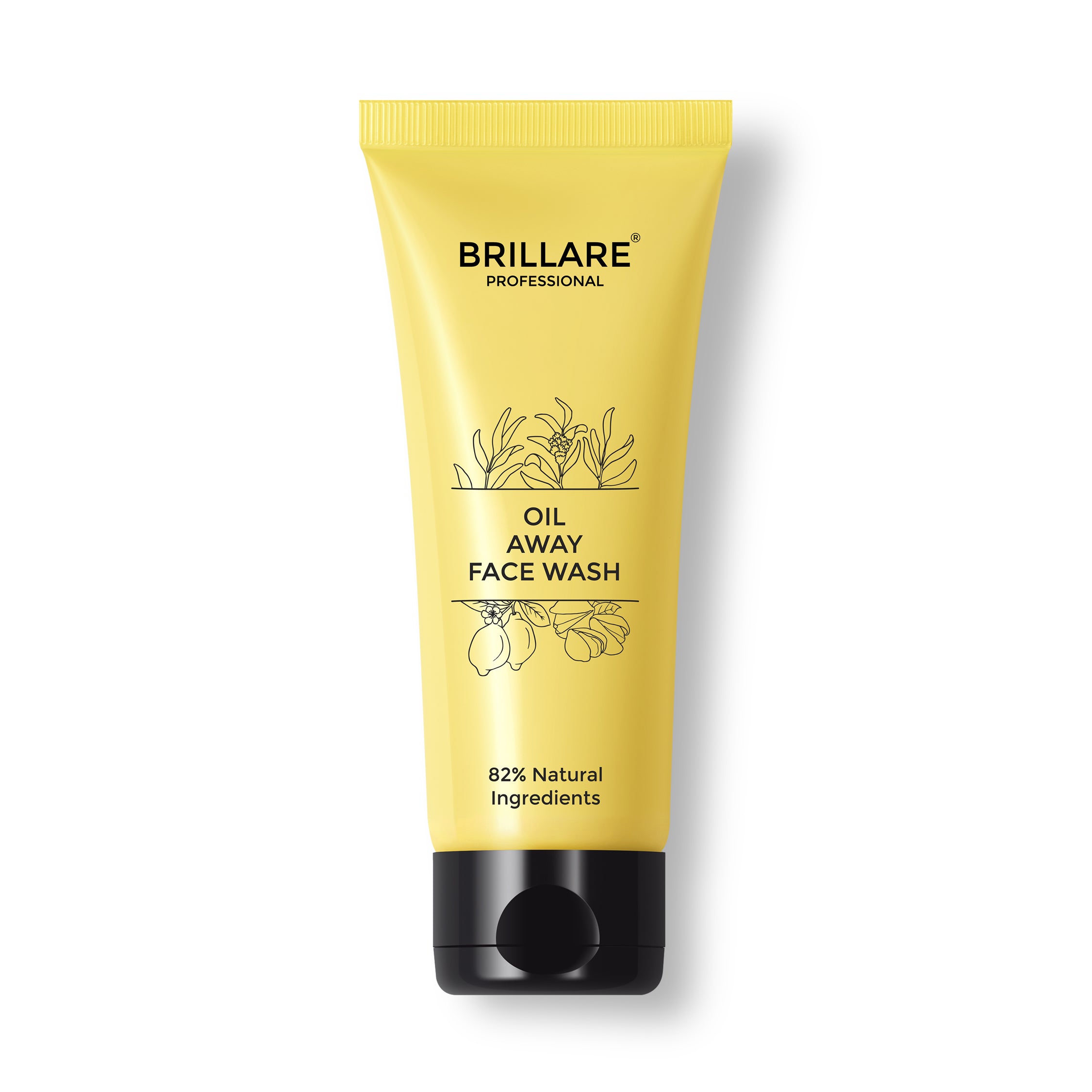 Front view of Brillare Professional Oil Away Face Wash.