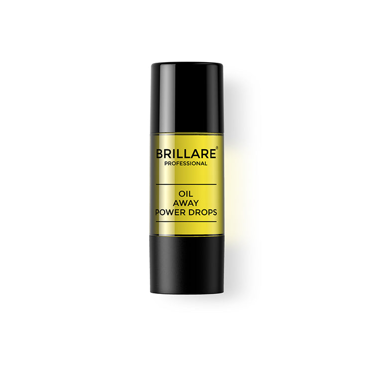 front view of Brillare Professional Oil Away Power Drops against white background.