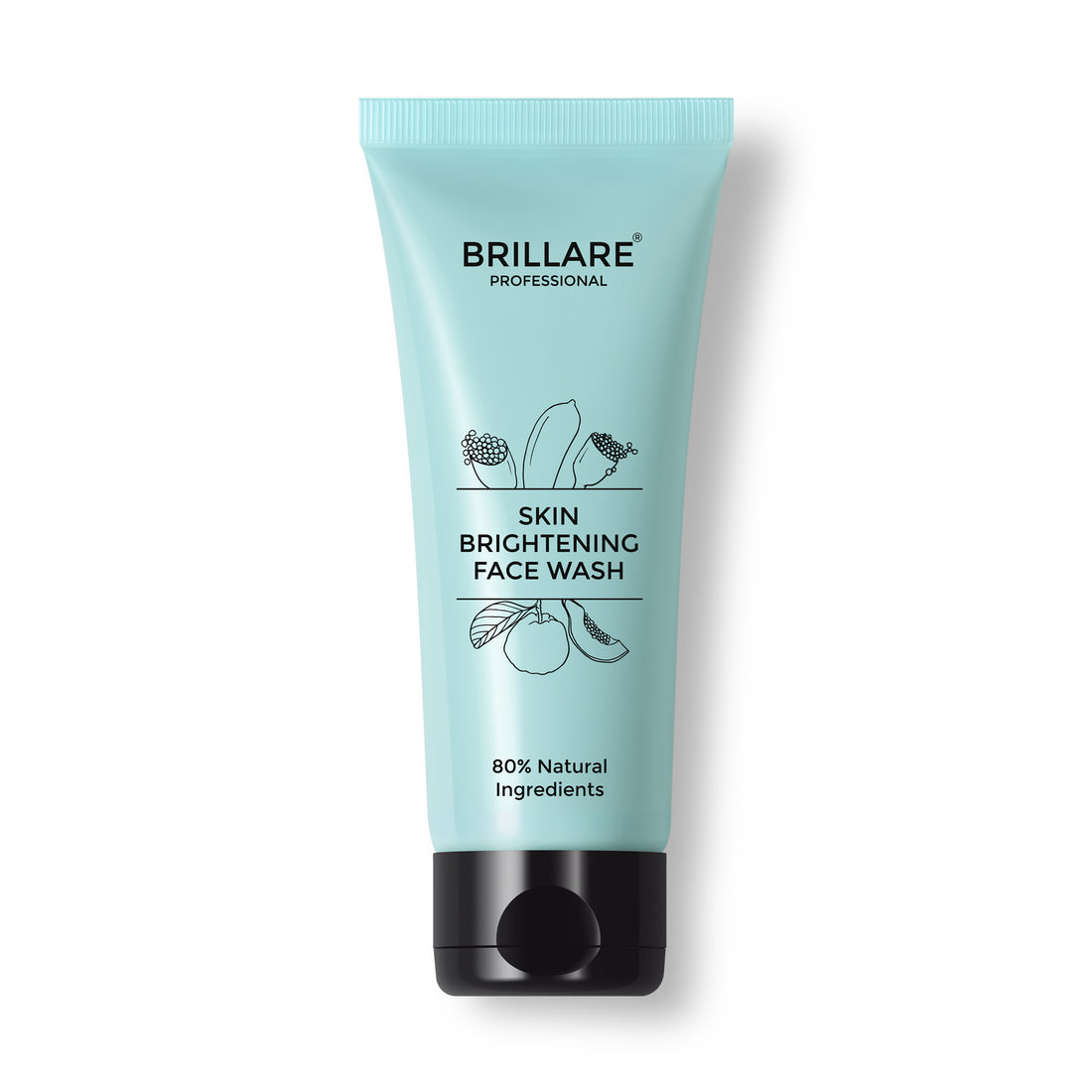 Front view of Brillare Professional Skin Lightening Face Wash.